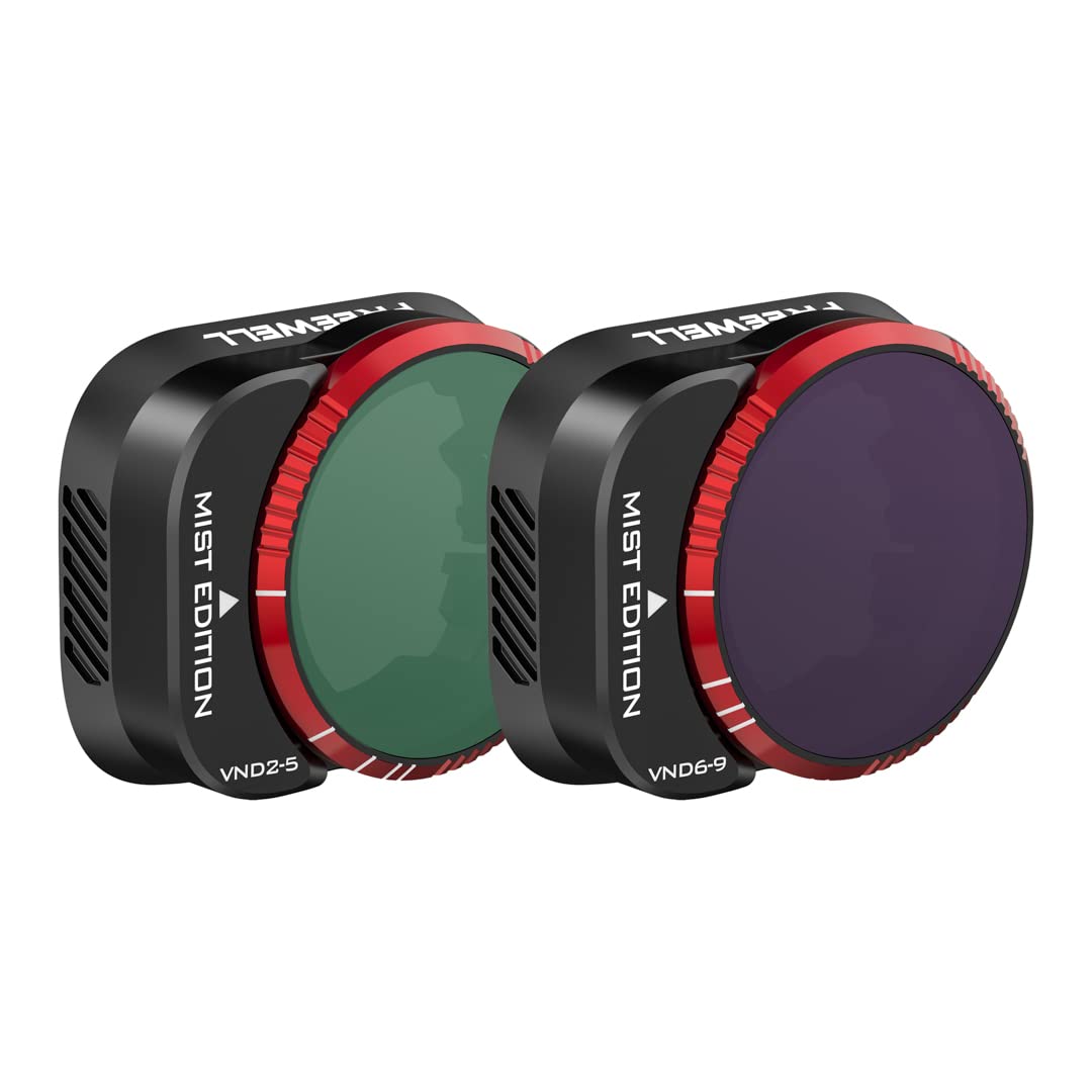 Freewell Variable Nd (Mist Edition) 2 5 Stop, 6 9 Stop 2 Pack Vnd Filters Compatible With Mini 3 Pro/Mini 3(Not Compatible With