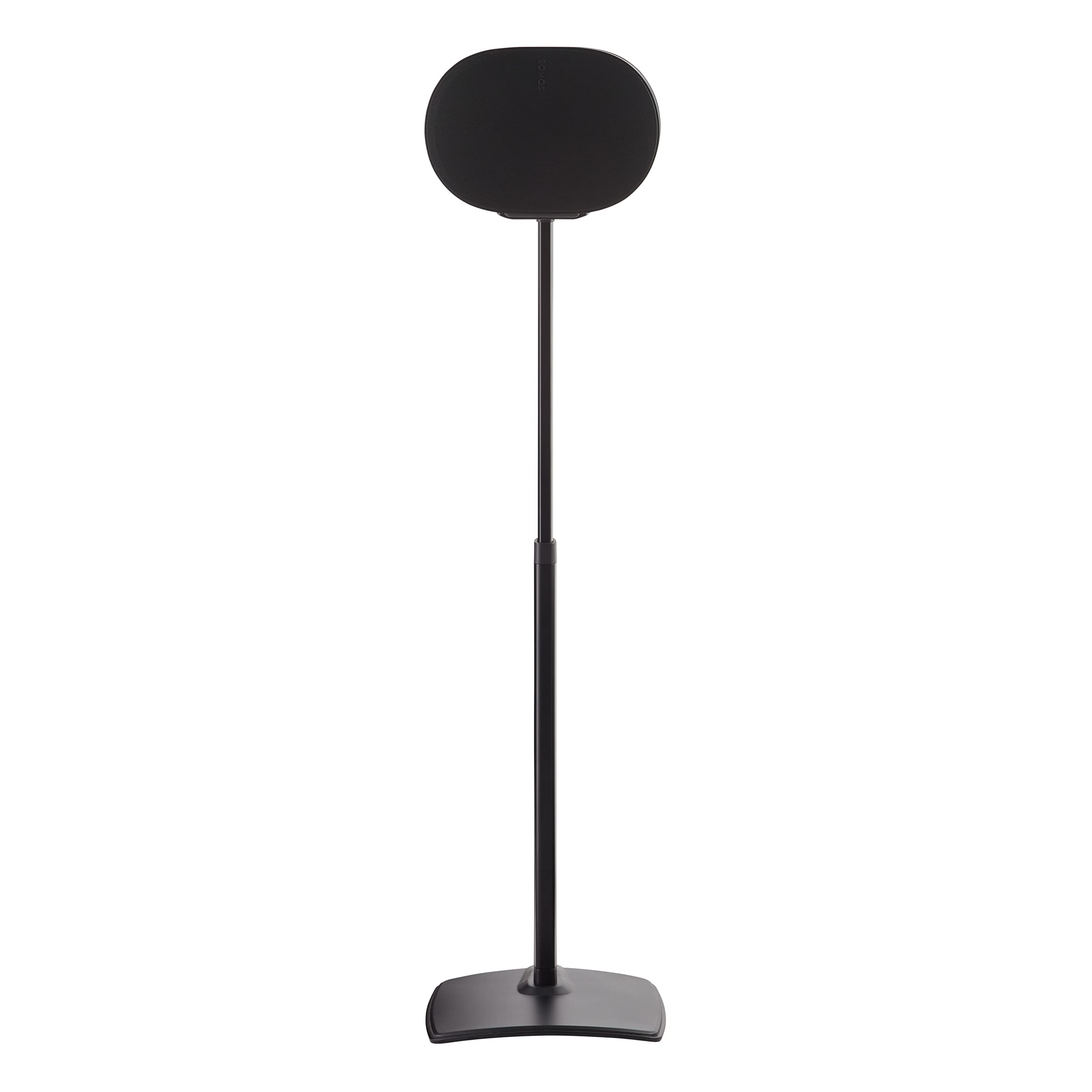 Sanus Height Adjustable Speaker Stand For Sonos Era 300   17'' Height Adjustment Sonos Stand Includes Carpet Spikes & Rubber Pad