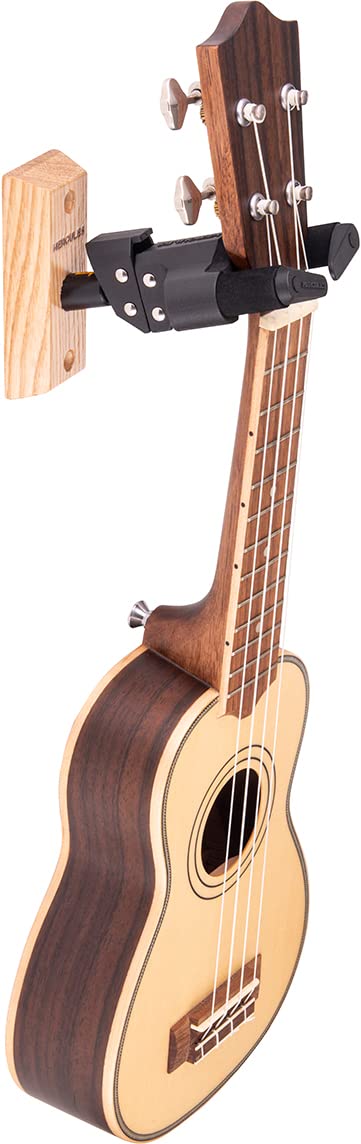 Hercules Stands Usp10Wb Auto Grip Ukulele Hanger   Wood Base
