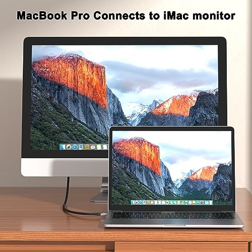 4K Mini Displayport To Mini Displayport Cable 20Ft, [4K@60Hz, Gold Plated Plugs, Nylon Braided], Mini Dp To Mini Dp Cable, Not T