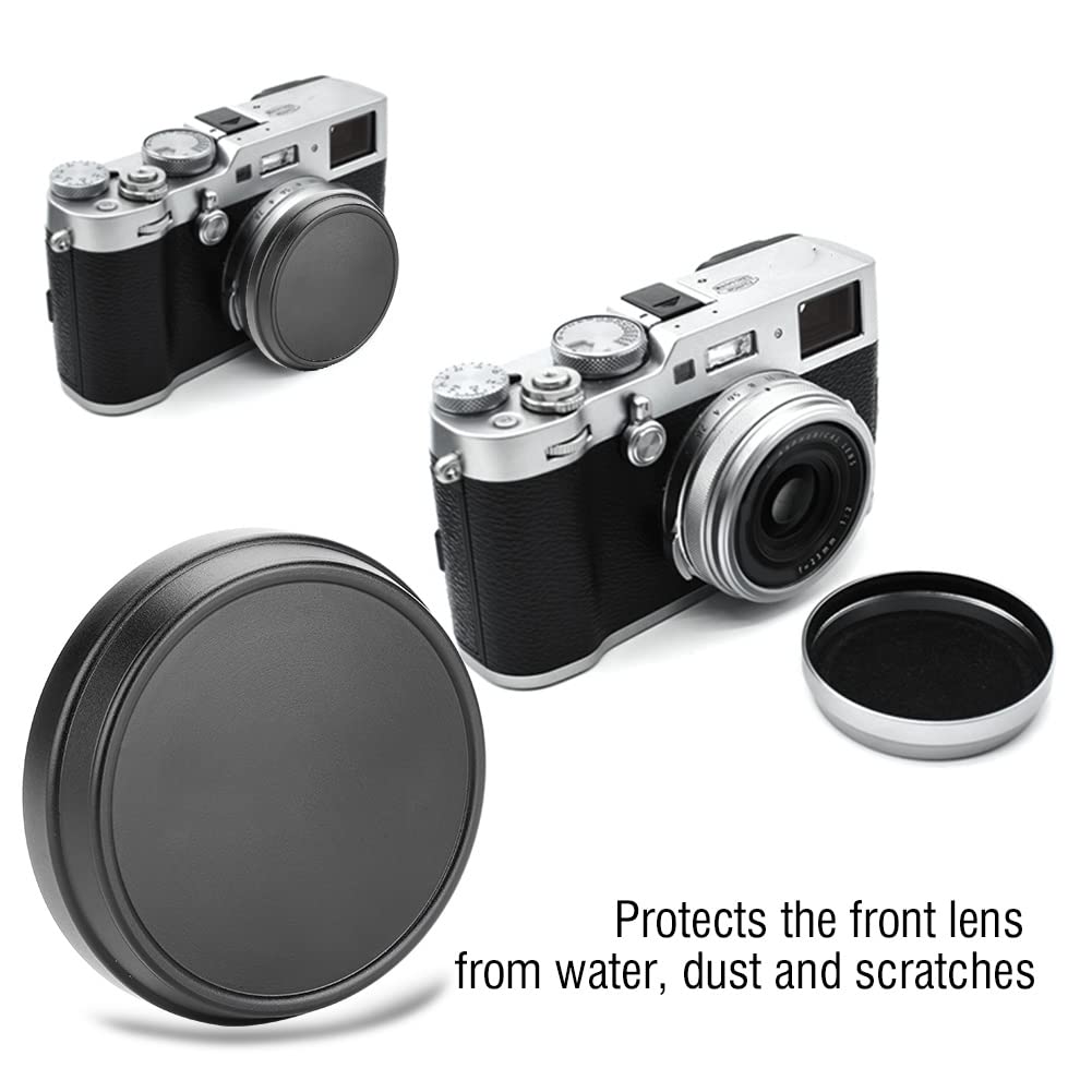 Metal Lens Cap For Fujifilm X100 X100S X100T Camera Accessories, Professional Protective Digital Camera Camcorder Lens Cover For