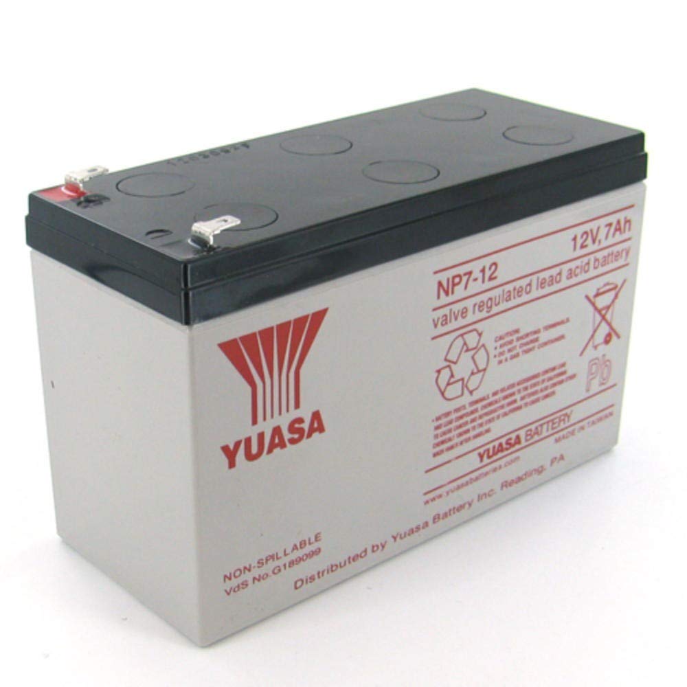 Yuasa Np7 12, 12V 7Ah Lead Acid Battery Np7 12