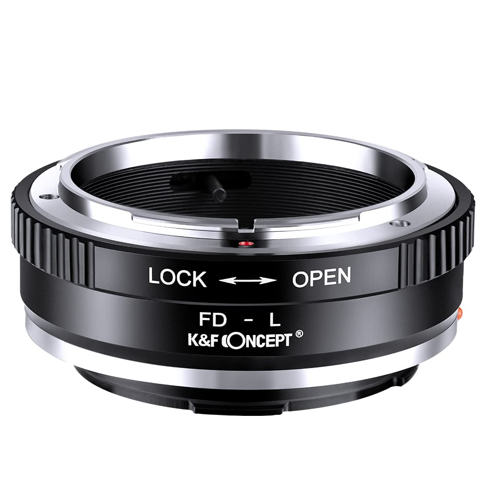 K&F Concept Lens Mount Adapter Fd L Manual Focus Compatible With Canon Fd & Fl 35Mm Lens To L Mount Camera Body