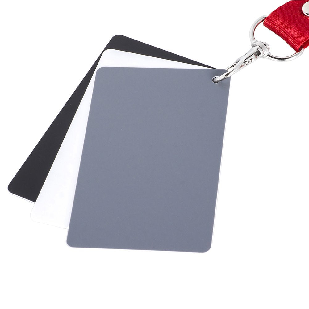 Macolink White Balance Grey Cards 18% Gray Cards Custom Color Calibration Dslr/Slr/Evil Camera Checker For Digital Photography V