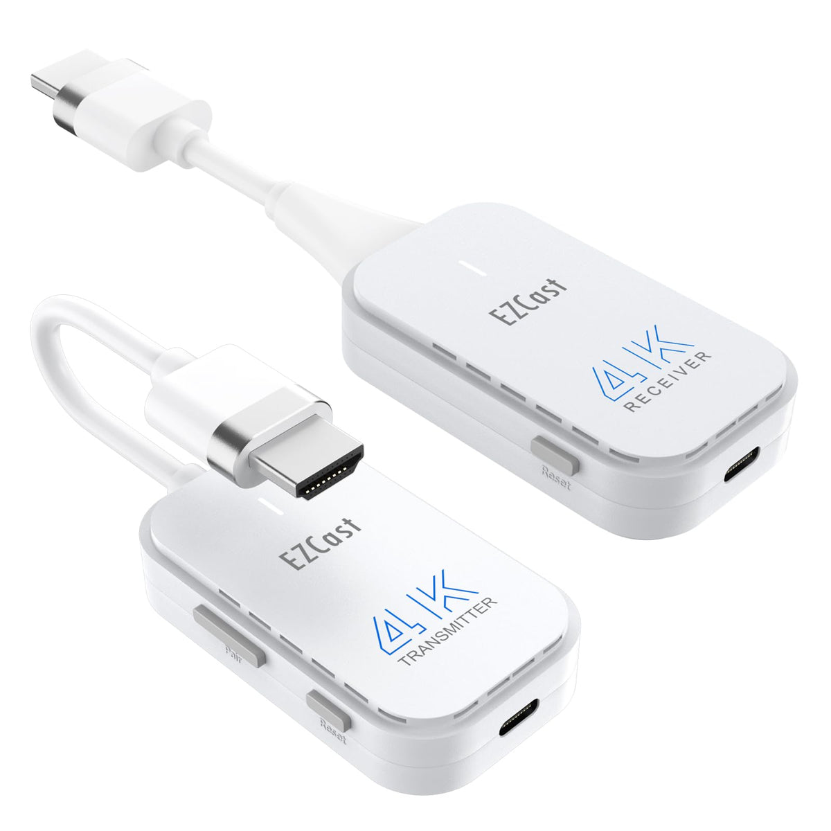 4K Wireless Hdmi Transmitter And Receiver 4K@30Hz Hdmi Wireless Extender Kit Portable 98Ft/30M Hdmi To Hdmi Display Adapter Stre