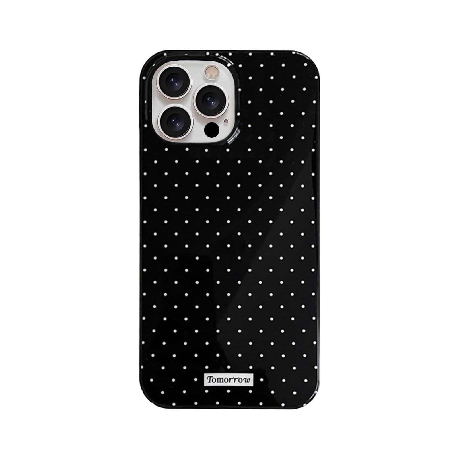 Faneiy for iPhone 14 Pro Max Case Cute Fashion Polka Dot Aesthetics Women Girly Stylish Protective Soft Shockproof Phone Case Bl