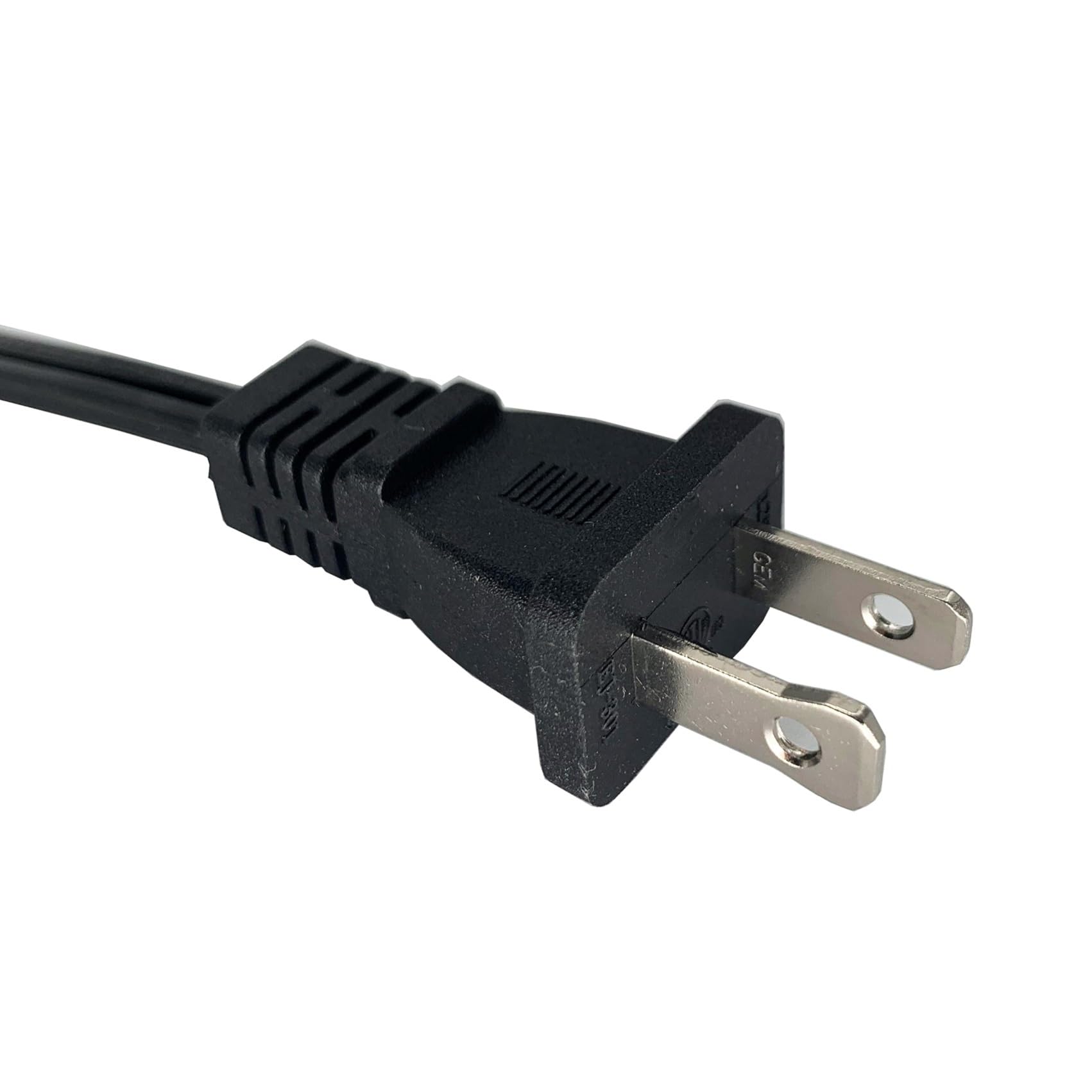 Short Extension Cord 3 Foot, Us Ac Male And Female Power Cable Spt2 18 Awg 10 A 125 V, 2 Prong Indoor Extension Cords For Nema 5