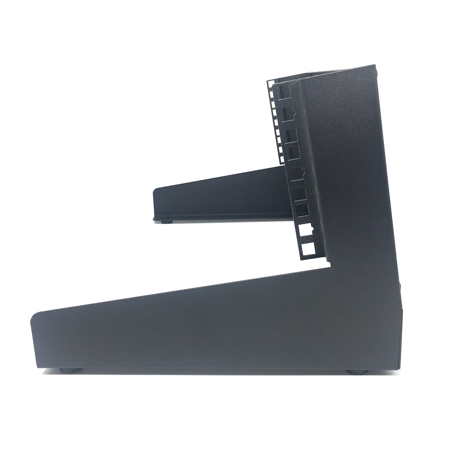 Jingchengmei 4U Desktop Network Rack 19 Inches Small Open Frame Rack 2 Post Free Standing Tabletop Rack For Server, Patch Panel,