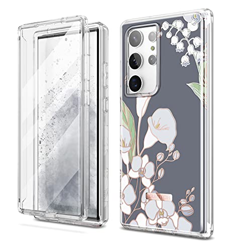 Suritch For Samsung Galaxy S23 Ultra Case, [Built In Screen Protector] [Dual Layer Protection ] Full Protection Shockproof Rugge