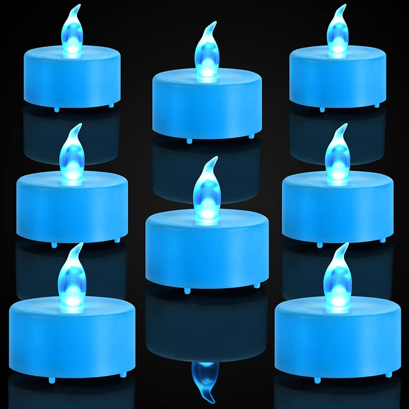 Boakboary Battery Operated Flameless Tea Lights Candles-Led Flickering Votive Lamp Long Lasting 200 Hours,24 Pack Realistic And 