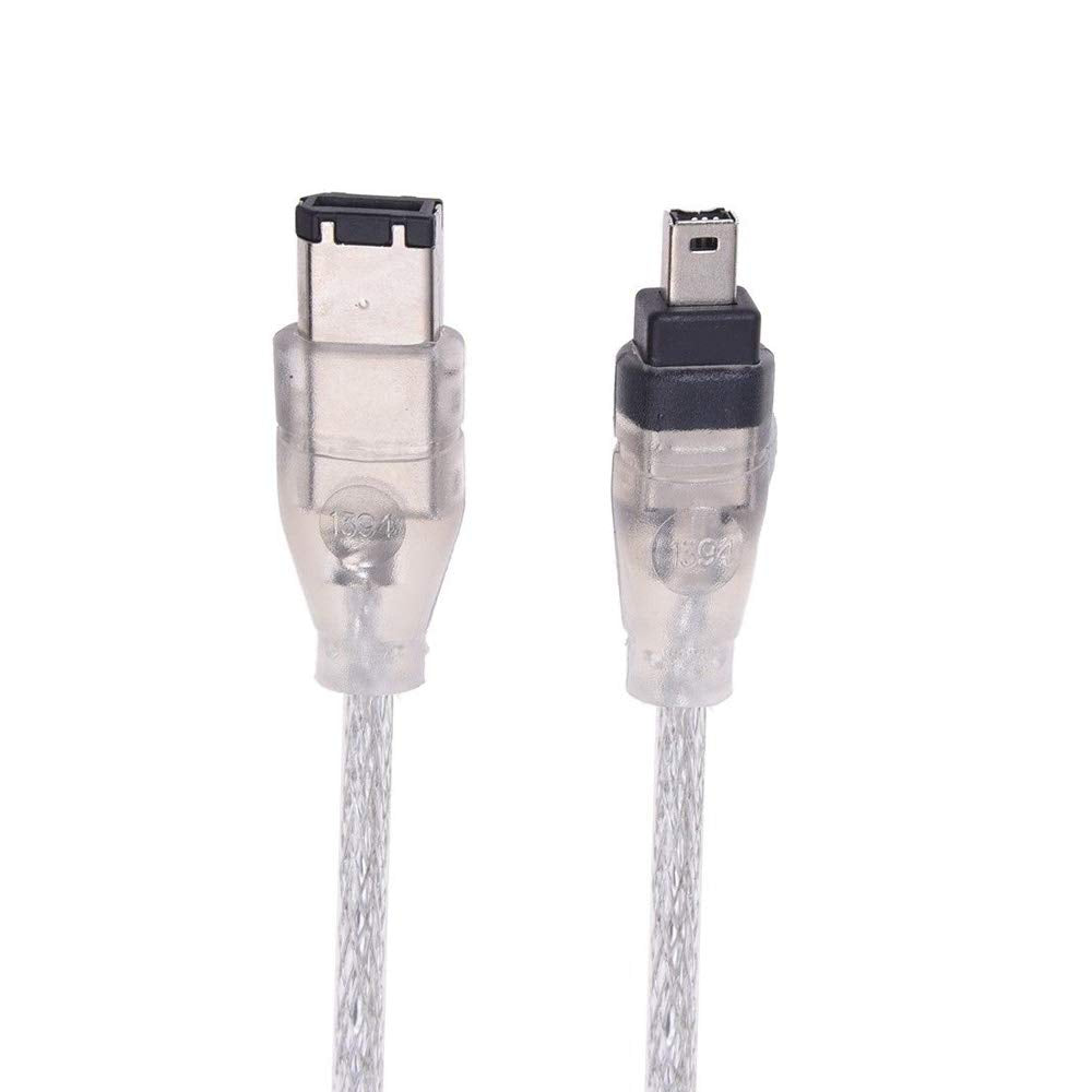 Axgear Ieee Firewire 1394 Cable 4 Pin To 6 Pin 4 6 Pin Link Cable Wire 2.5 Ft