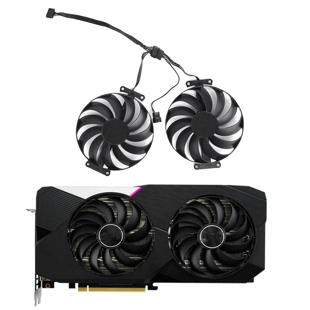 Rakstore 95Mm Graphics Card Cooling Fan Replacement For Asus Rtx 3060 Ti 8Gb Dual Rtx 3070 8Gb Dual Cooler Fan