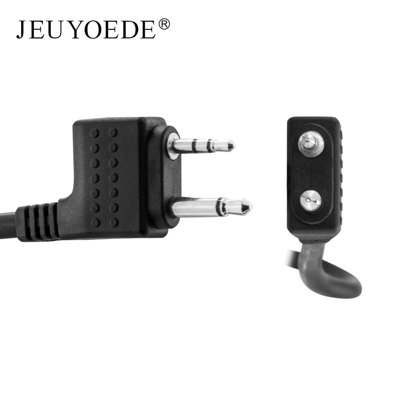 Jeuyoede U94 Ptt Tactical Military Adapter Standard 7.1Mm Plug Compatible With Midland Gxt, Lxt Series Walkie Talkie