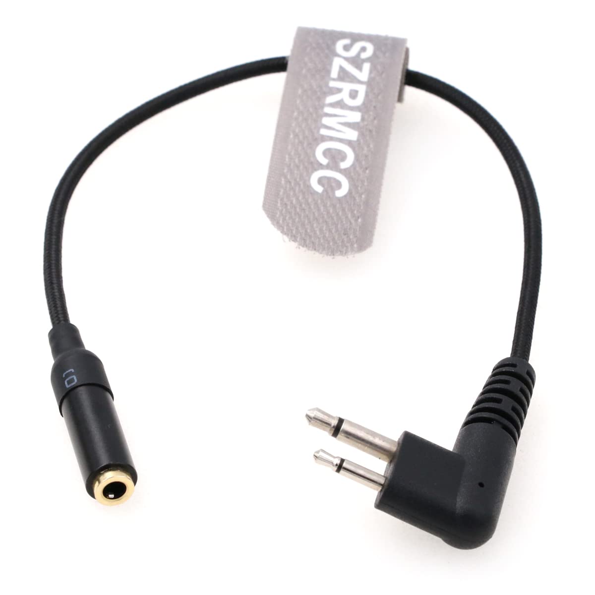 Szrmcc Hytera Hyt Tc500 Moto Rola Cp200 Intercom Radio Audio Adapter Cable 3.5 Female To Moto Rola 2 Pin M Connector