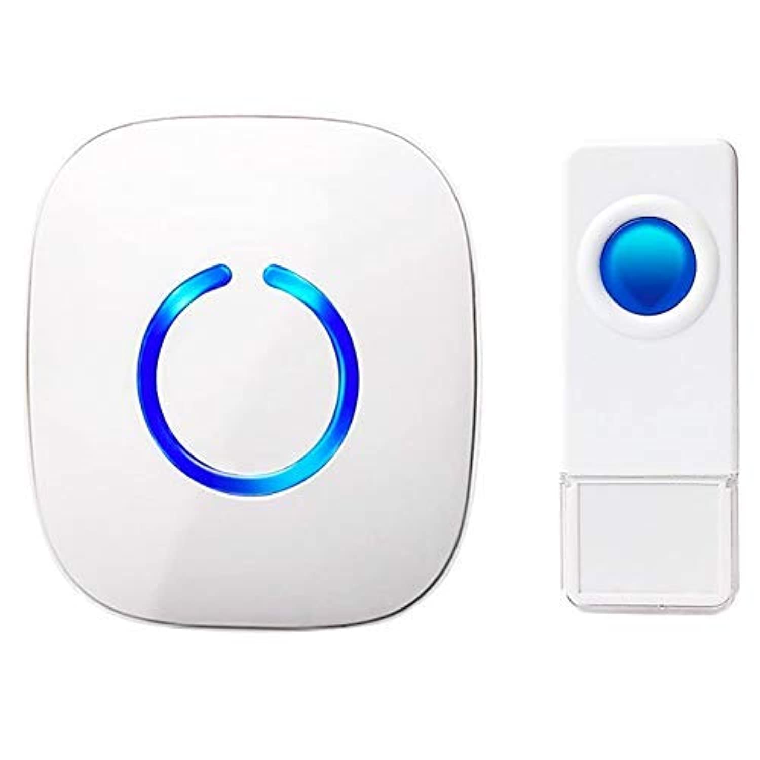 Sadotech Wireless Doorbell For Home   Battery Operated, 1000 Feet, Waterproof Door Bell W/Led Flash, 1 Push Button + 1 Receiver,