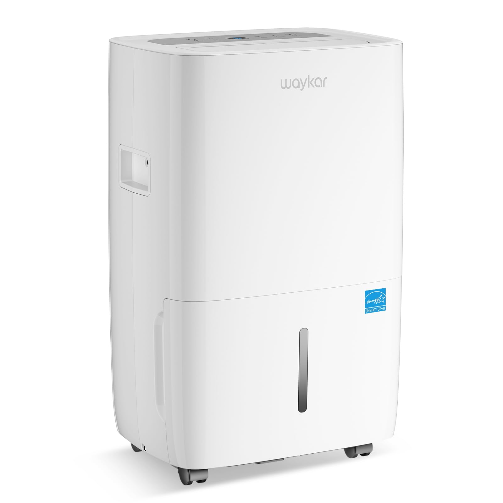 Waykar 80 Pints 2025 Energy Star Dehumidifier for Spaces up to 5,000 Sq. Ft for Basement and Home, Large Room with Drain Hose an