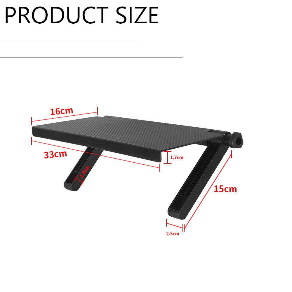 13 Inch Adjustable Screen Top Shelf Organizer For Tv Computer Monitor Flat Screen, Large Tv Mount Top Shelf Used To Place Soundb