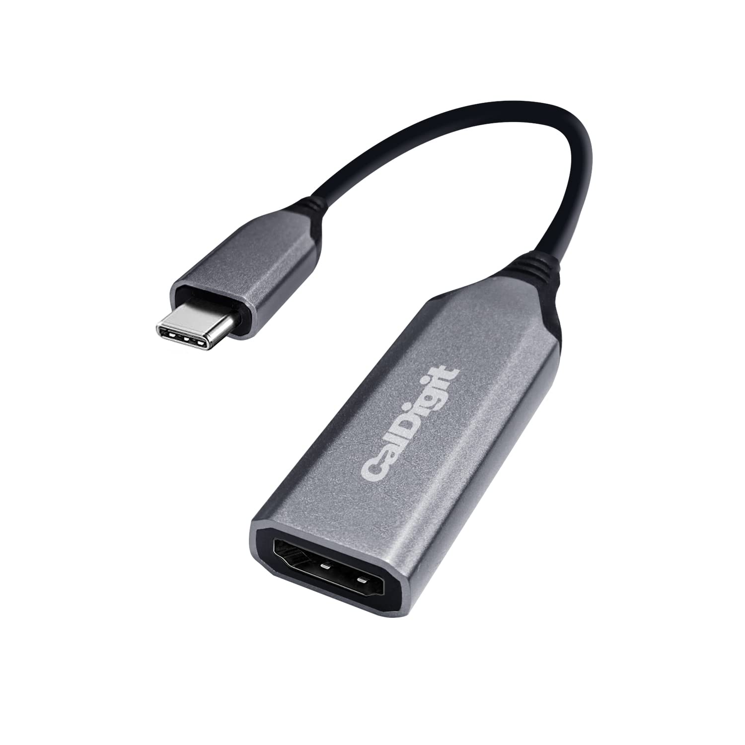 Caldigit Usb C To Hdmi 2.1 8K Adapter Dongle   High Refresh Display, Hdr, 10 Bit, Compatible With Thunderbolt 3/4 / Usb 3.1 / Us