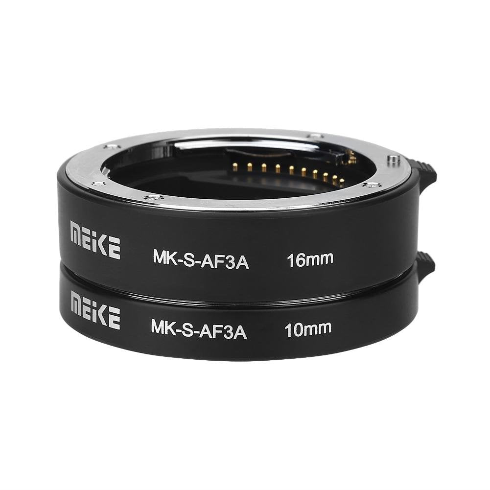 Auto Extension Tube Set, 10Mm 16Mm Automatic Focus Macro Extension Tube Set For Sony E Mount Camera