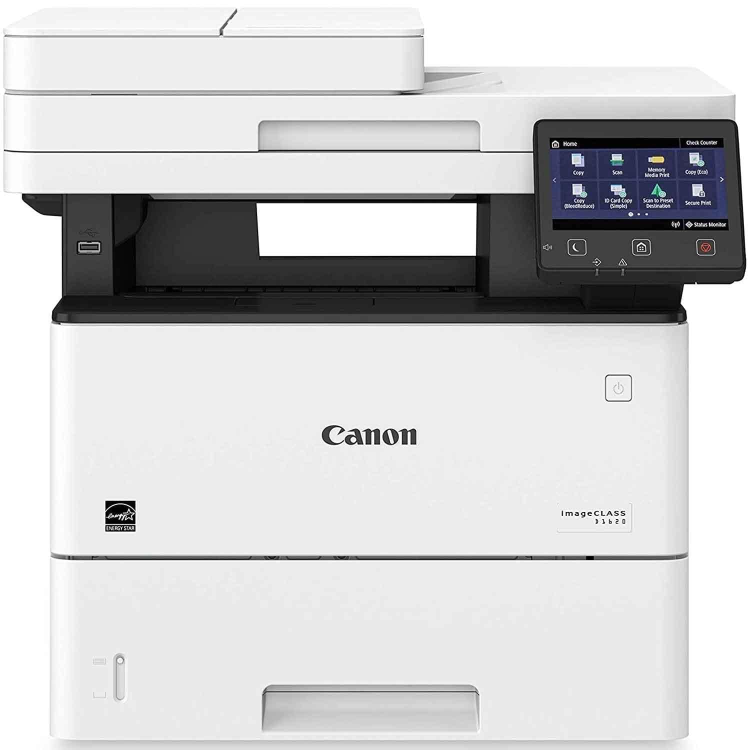 Canon imageCLASS D1620 - Monochrome Duplex Wireless Laser Printer, Multifunction With Scanner, Copier, Automatic Document Feeder