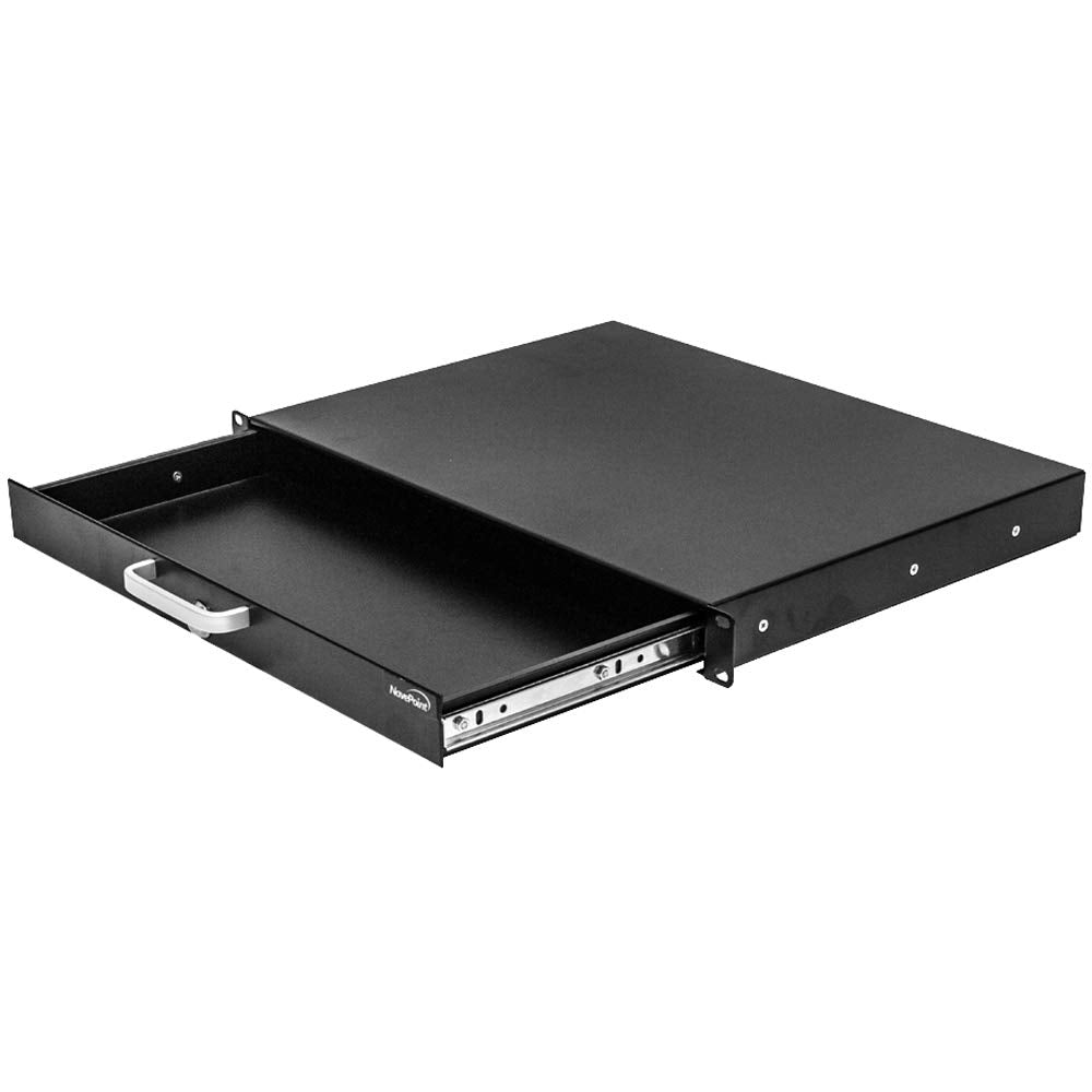 Navepoint Server Cabinet Case 19 Inch Rack Mount Dj Locking Lockable Deep Drawer With Key 1U