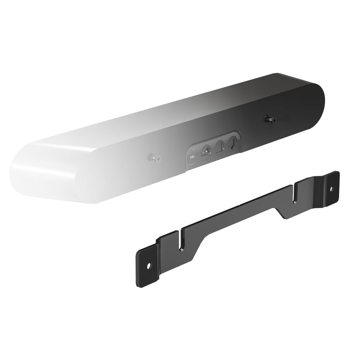 Wali Soundbar Mount For Sonos Ray, Floating Wall Mounting Bracket For Sonos Ray Essential Sound Bar Under Tv With Hardware Kit (