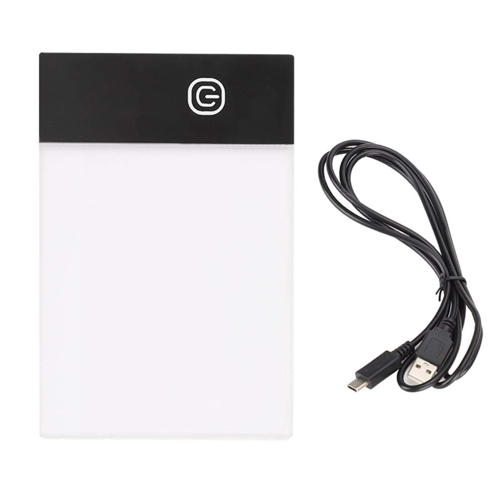 LED Light Box, EyeProtection A6 LED Light Pad Drawing LED Light Board Brightness Artcraft Tracing Flip Book Kit with NonSlip Bac