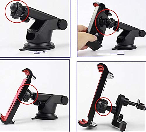 Demcert Cell Phone Car Holder For Samsung Galaxy Z Fold 4, Z Fold 5, Z Fold 6, Strong Sticky Gel Pad With One Touch Design Dashb