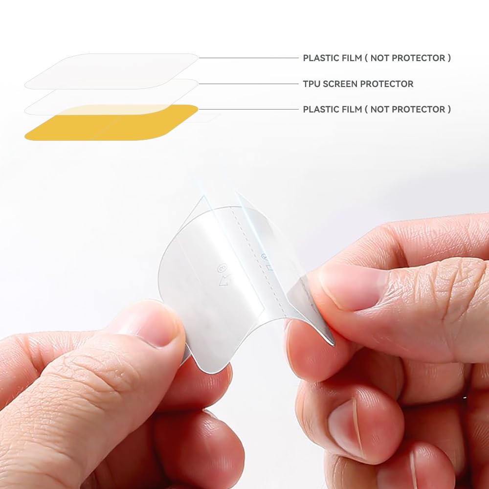 Lysandra Compatible For Tpu Smart Watch Screen Protector Film For 1.8 '' Tensky 208 Bt, Tensky 208 Bt Smartwatch Upgrade Flexibl