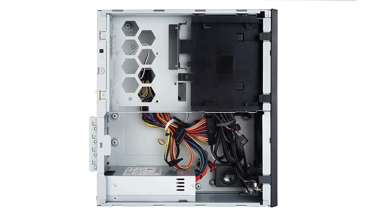 IN WIN Win CJ712.AU265TB3 Black Micro ATX Mini Tower Computer Case 8L Small Form Factor with 265W Power Supply