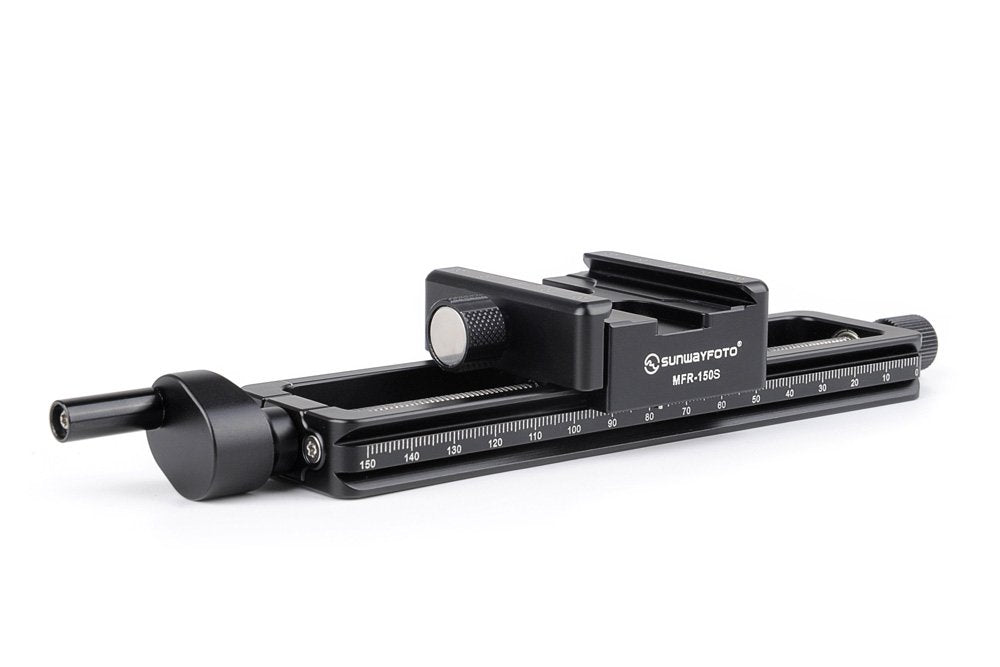 Sunwayfoto Mfr 150S Wormdrive Macro Rail W Arca / Rrs Compatible Clamp For Precision Focus