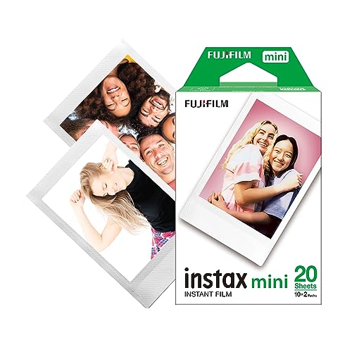 Fujifilm Instax Mini Instant Film Twin Pack (White)   International Version