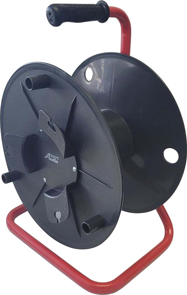 Audio2000'S Adc271C Deluxe Portable Cable Reel/Cord Reel, Capacity: 720 Feet Of 6Mm Cable/Cord