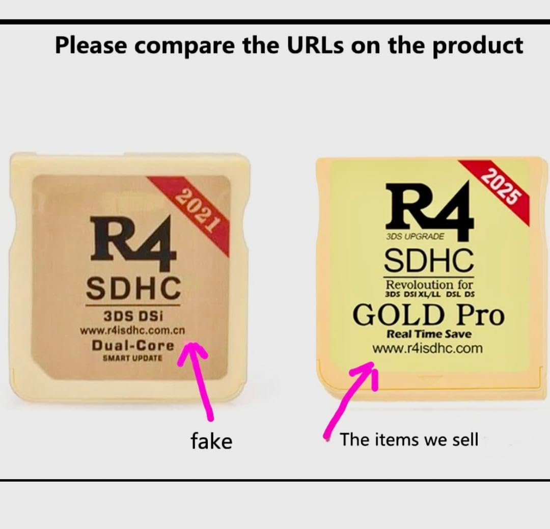 R4 Sdhc Gold Pro Adapter With 32 Gb Micro Sd With Ys Menu With 500 In 1 Will Work On Ds Dsi Dsixl 2Ds 2Dsxl 3Ds 3Dsxl