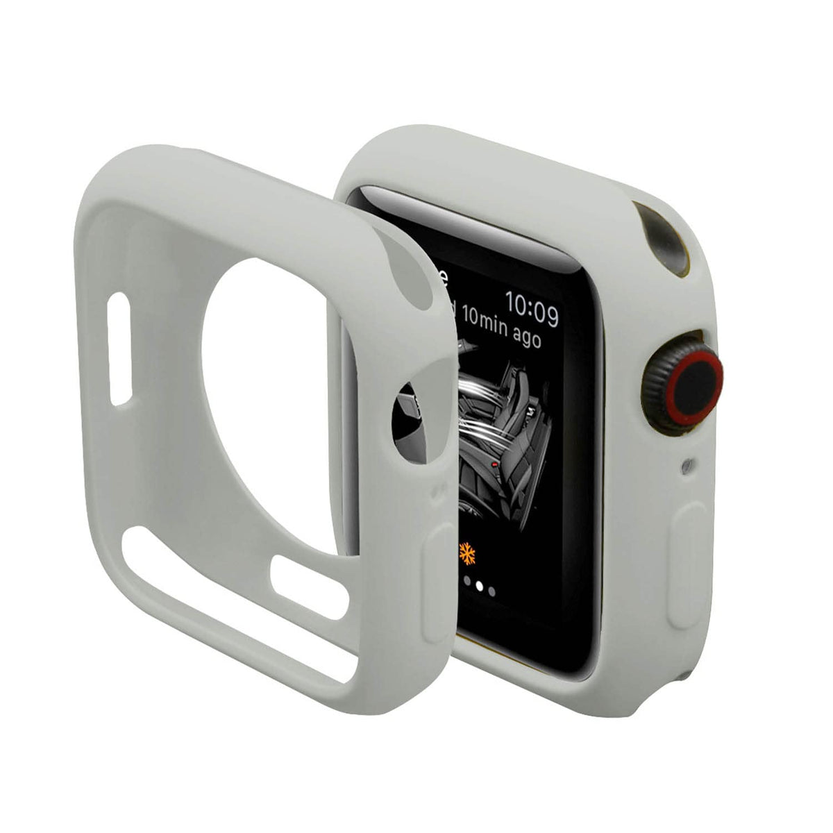 Hontao Ultra Thin Soft Tpu Shockproof Bumper Case For Iwatch Apple Watch Series Se 6/5/4 Fog 40Mm