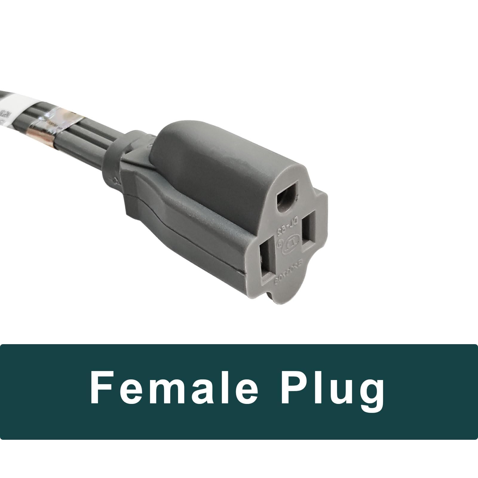 Ep 15 Ft Heavy Duty Appliance Extension Cord   14 Gauge 3 Prong Grounded Cable Wire, Ideal For Air Conditioners, Refrigerators,