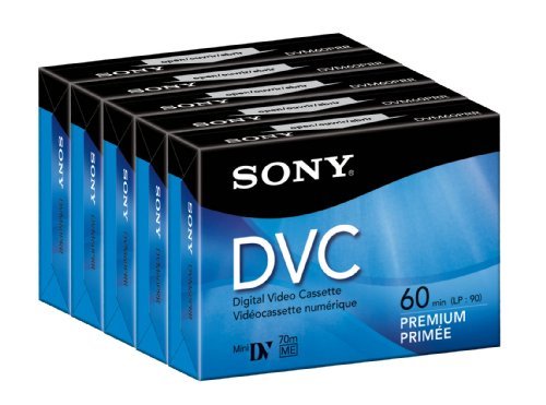 Sony 60 Minute Dvc Premium (5 Pack)
