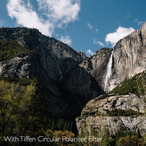Tiffen 58Cp 58Mm Circular Polarizer Glass Filter Black
