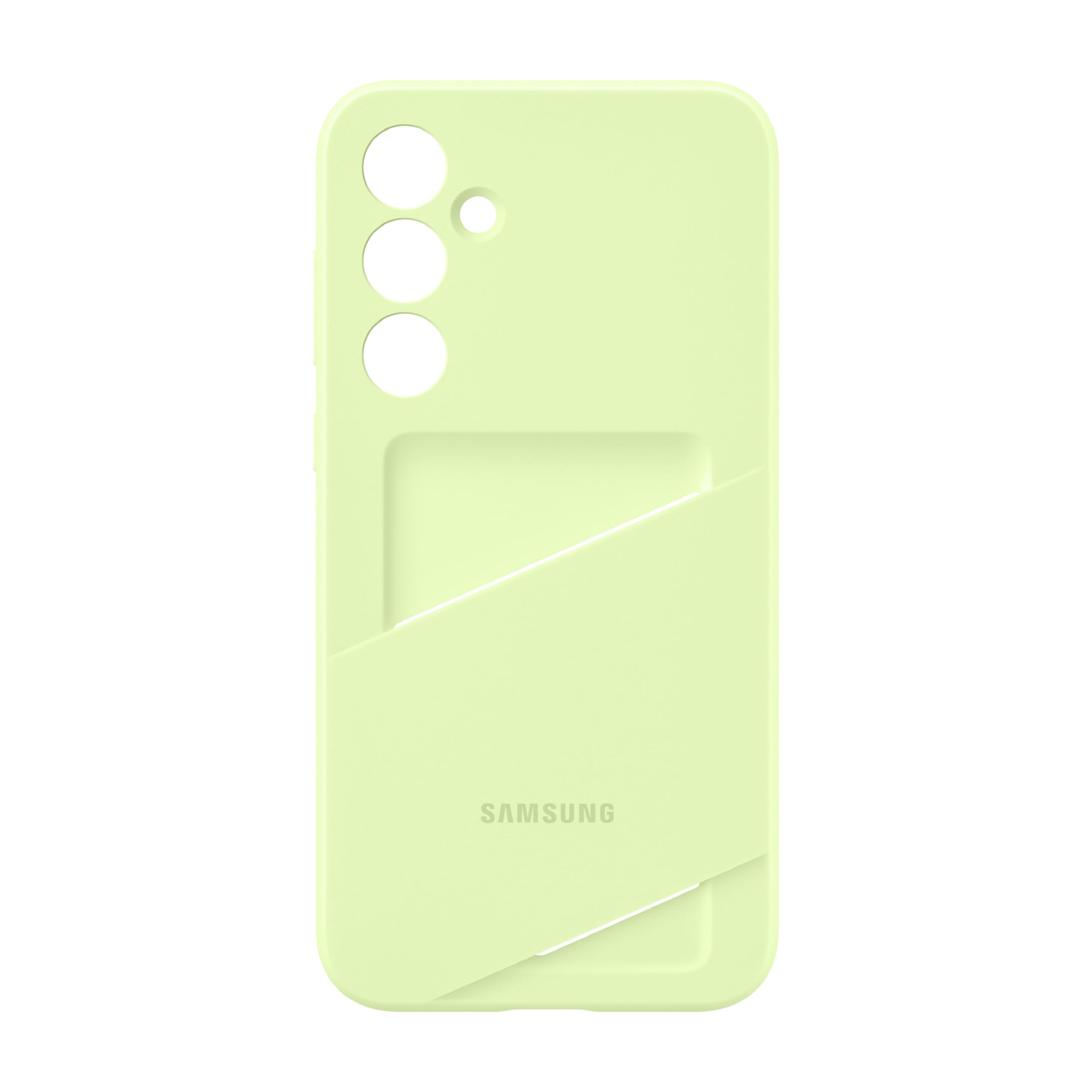 Samsung Galaxy A35 5G Card Slot Phone Case, Protective Tpu Cover With Id Pocket Holder, Finger Tap Control For Credit Card Payme