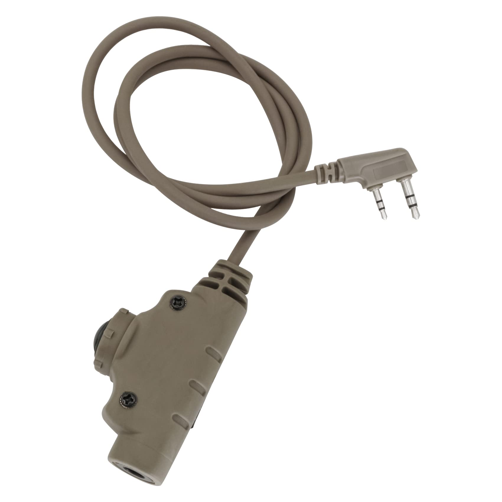 Hearfalcom U94 Ptt Tactical Headset Adapter V2 Ptt Push To Talk Adapter Kenwoo 2 Pin Ptt Compatible With Civilian Version Tactic