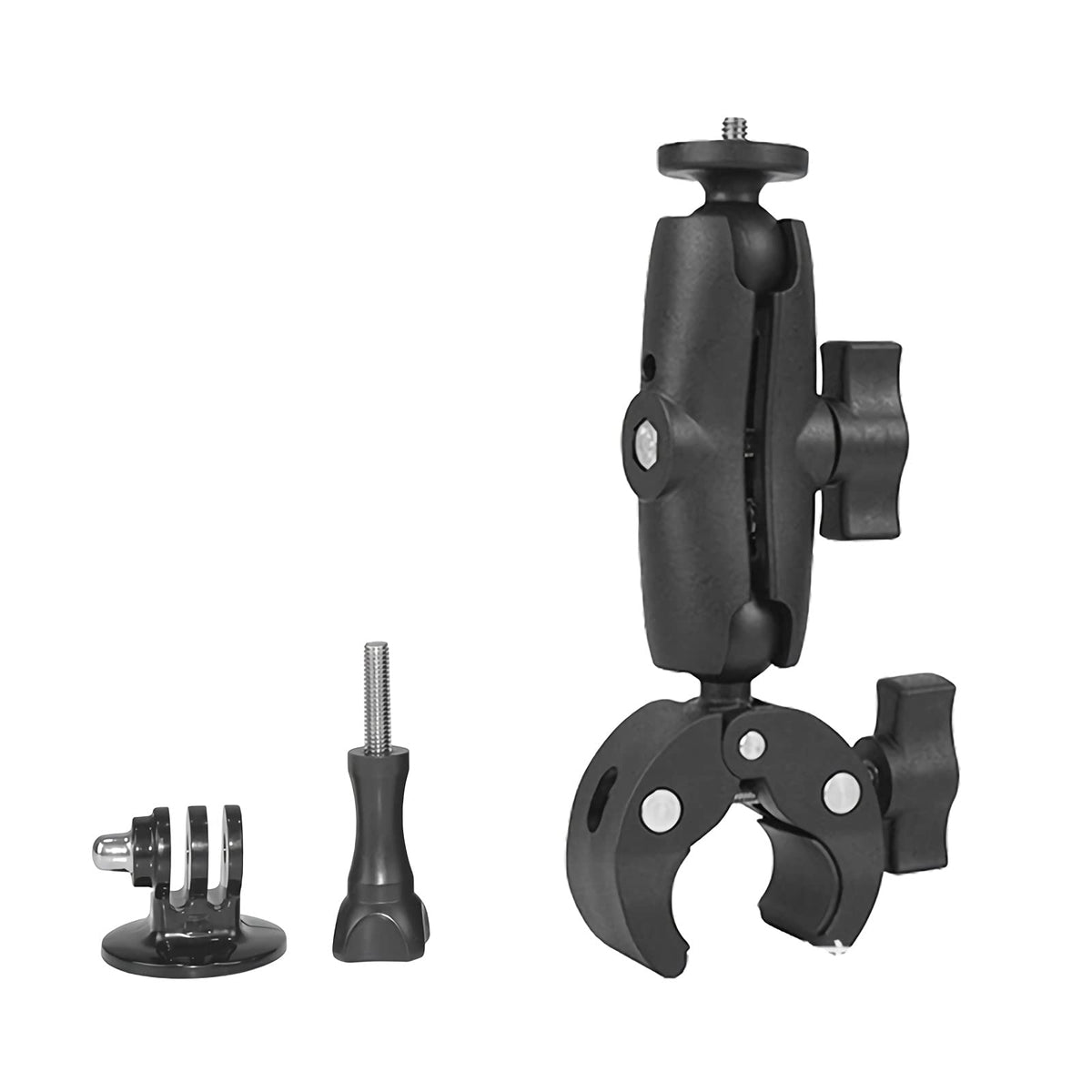 Handlebar Clamp Motorbike Mount For Insta360 Ace Pro One X4 X3, X2, X, One R, Rs, Go 2, Gopro Hero, With Double Ball Head Super