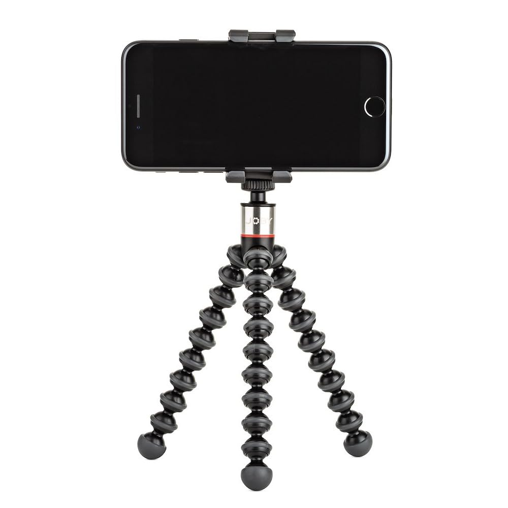 Joby Griptight One Gp, Universal Phone Holder, Magnetic Gorillapod Flexible Small Tripod For Smartphone, Foldable And Portable ,
