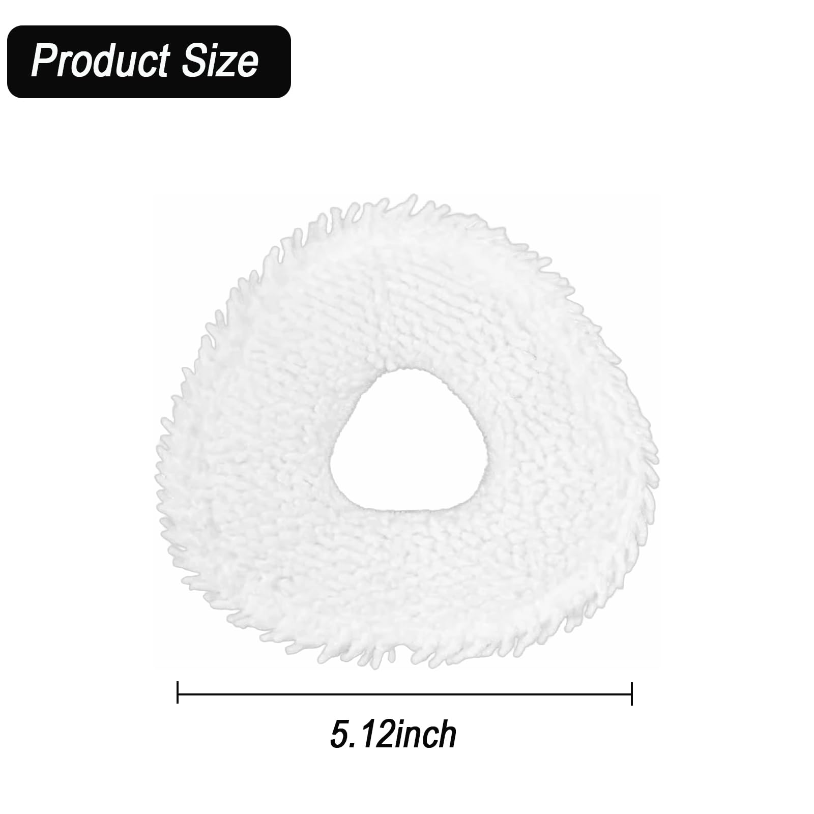 Frexusuent 6 Pcs Replacement Mop Pads For Narwal Freo X Ultra/ J4 Robot Vacuum Cleaner, Washable And Reusable Microfiber Mop Pad