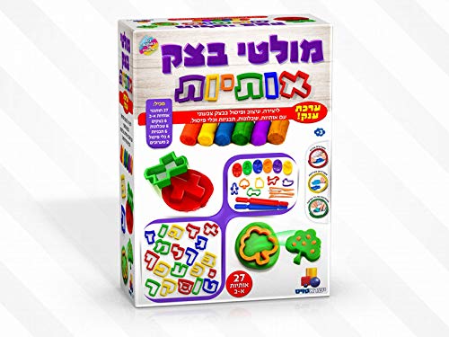 Isratoys 7489 Multi Dough Letters