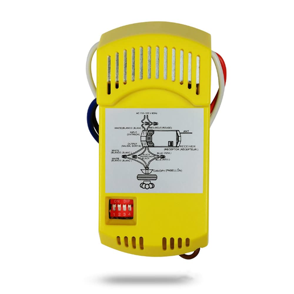 Corebay Ceiling Fan Remote Control & Receiver Complete Kit Hd5+Fan18R Replace Hampton Bay/Harbor Breeze/Hunter/Westinghouse Led