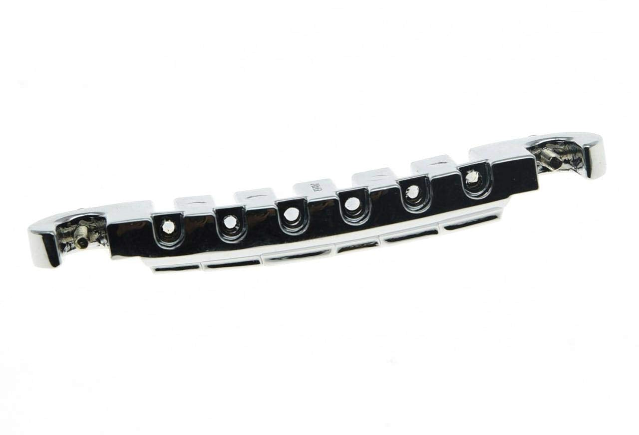 Electric Guitar Wrap Around Bridge Tailpiece For Les Paul Lp Junior Chrome