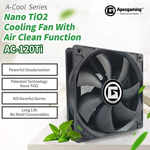 Apexgaming Gaming Computer Case (Uv Air Purifier Case Fan, Gaming Case Fans)