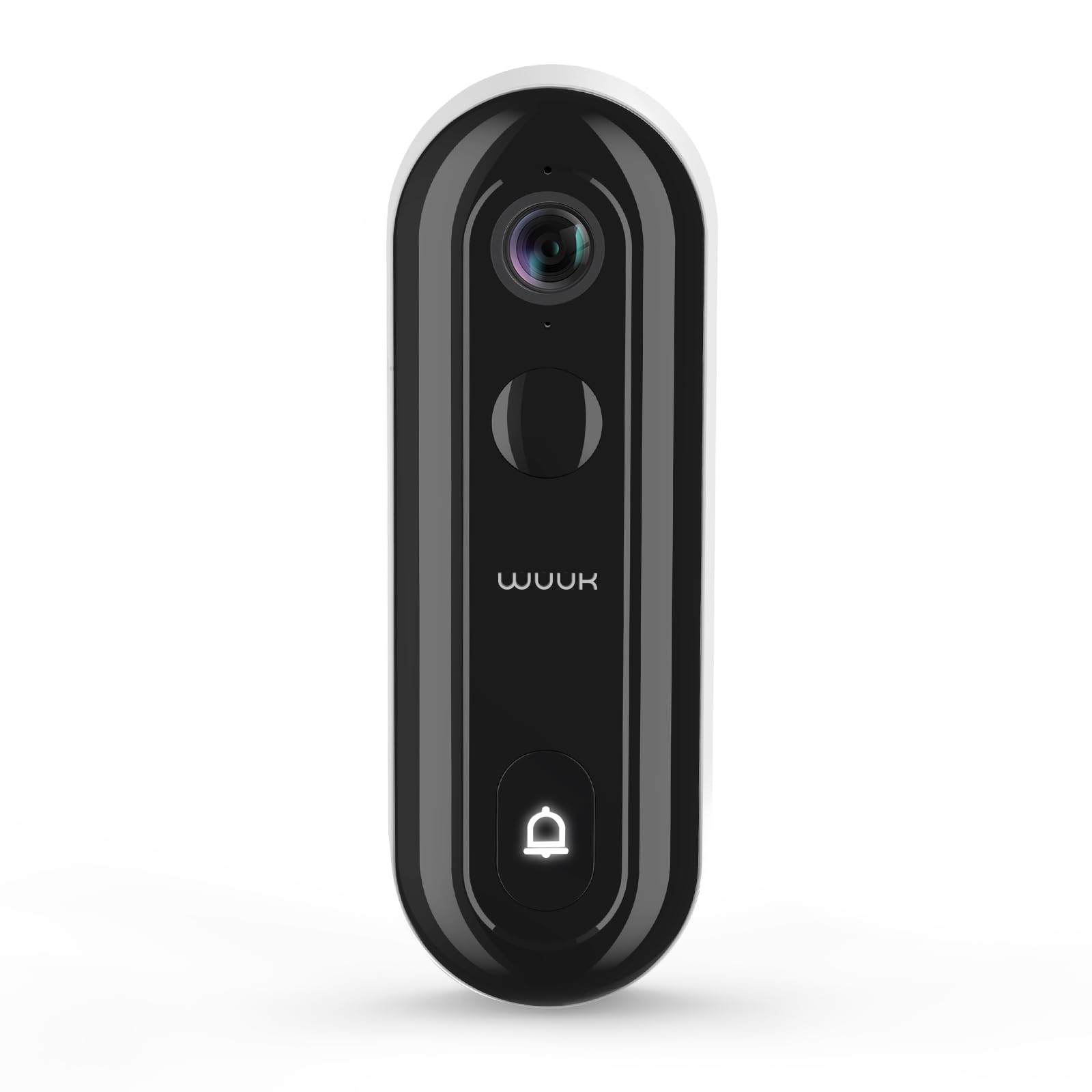 WUUK Add-on 2K Doorbell Camera, Require Existing Homebase, Video Doorbell Wireless/Wired, No Subscription, 2.4/5 GHz WiFi, Human