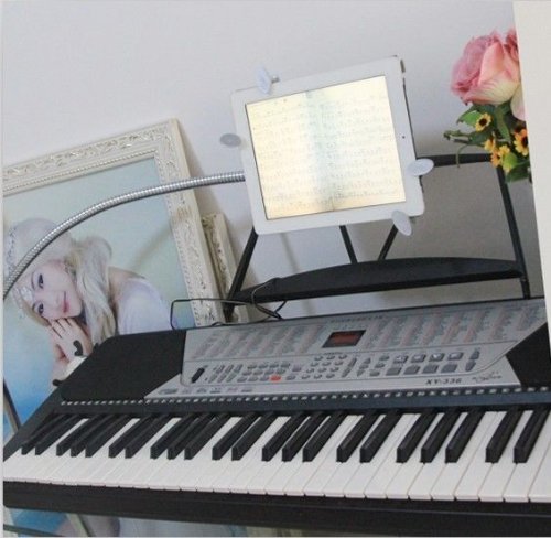 MagicHold 360 Degree Rotating Bed Tablet Mount Holder Stand Compatible with Ipad Pro 12.9 Inch,ipad Air,ipad Mini, Tablets,The Longest 33 Inch.Turns Any Angle (Silver Goose)