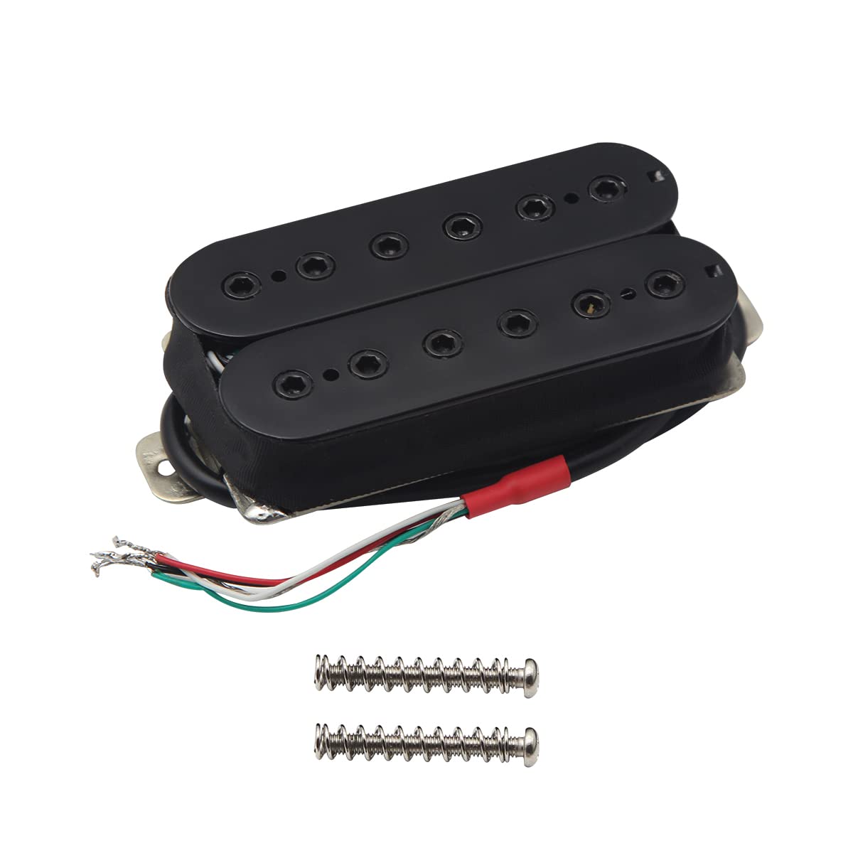 Fleor Alnico 5 Electric Guitar Neck Pickup Double Coil Humbucker Pickups Black